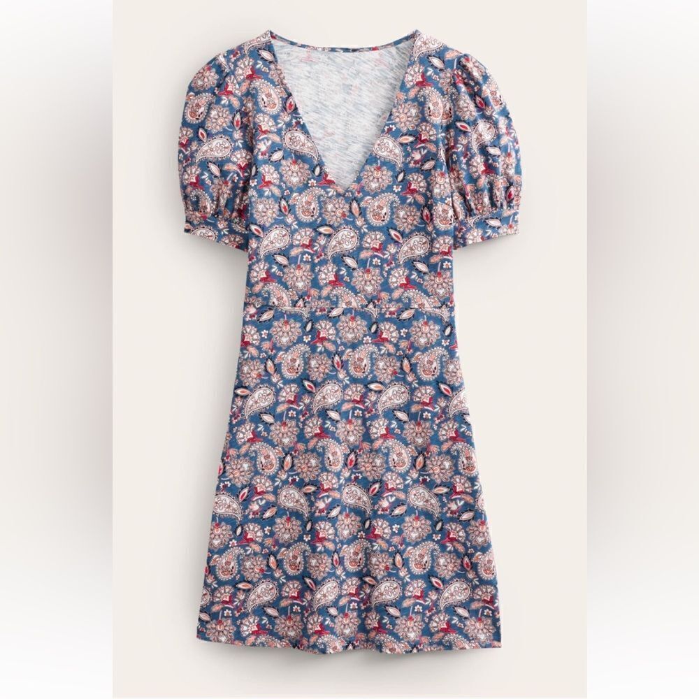 NWT Boden Cotton Puff Sleeve Dress​​ - Picture 5 of 16